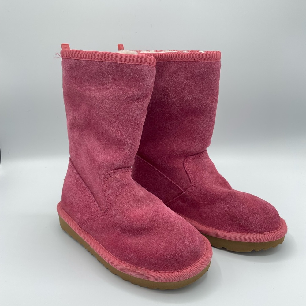 UGG Lil Sunshine Pink Zip Up‎ Boots NWOT
